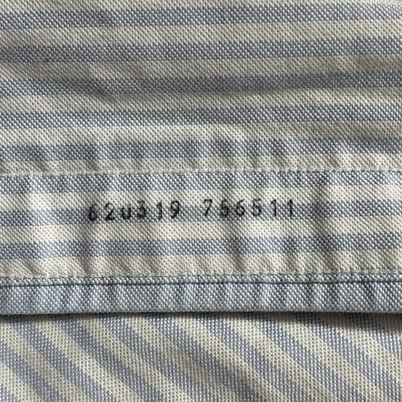 Brooks Brothers Shirt Adult L Blue/White 1818 Regent Non-Iron Button Up Mens - Picture 7 of 9